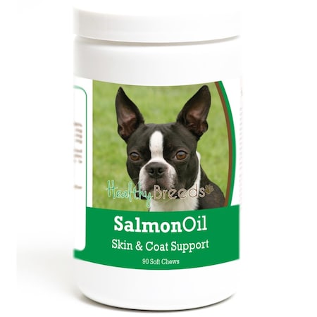 Boston Terrier Salmon Oil Soft Chews, 90PK